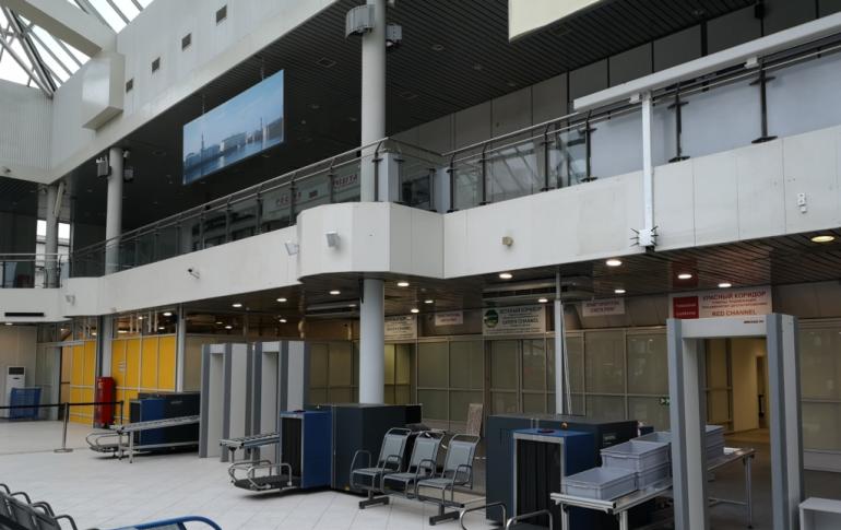 Pulkovo hava limanında tərk edilmiş terminal açılıb