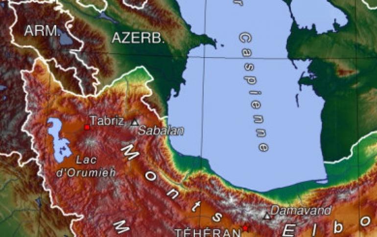 Iran, södra stranden av Kaspiska havet Internationell status för Kaspiska havet