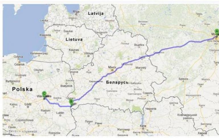 Regras para cruzar a fronteira polaca com o seu próprio carro e requisitos para o carro ao entrar na Polónia