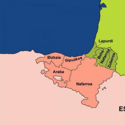 País Basco revela seus segredos A capital do País Basco no mapa da Espanha